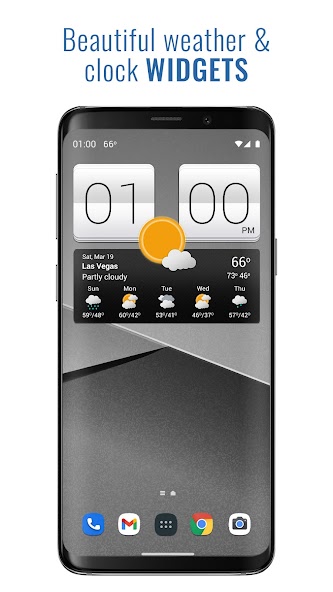 Sense V2 Flip Clock & Weather