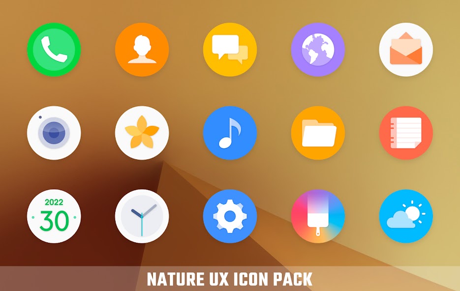 Nature UX - Round Icon Pack