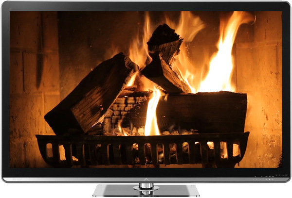 Fireplaces on TV - Chromecast