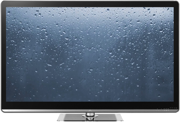 Rainy Window on TV/Chromecast