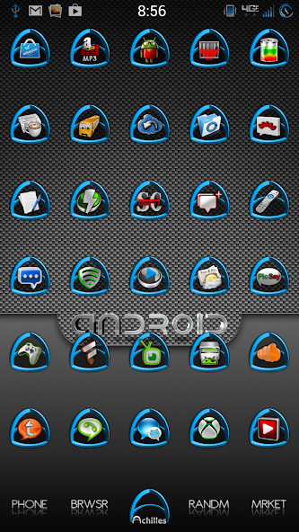 Cobalt Achilles Icon Pack