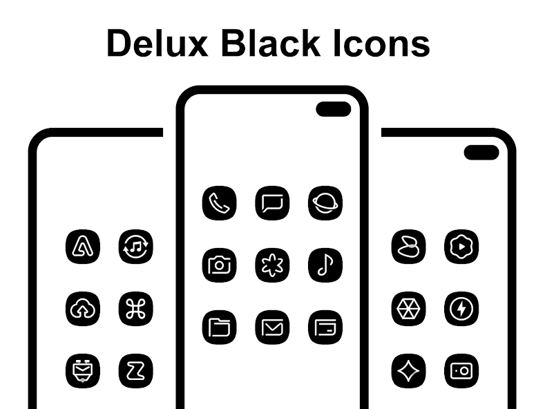 Blaux Black - Icon Pack