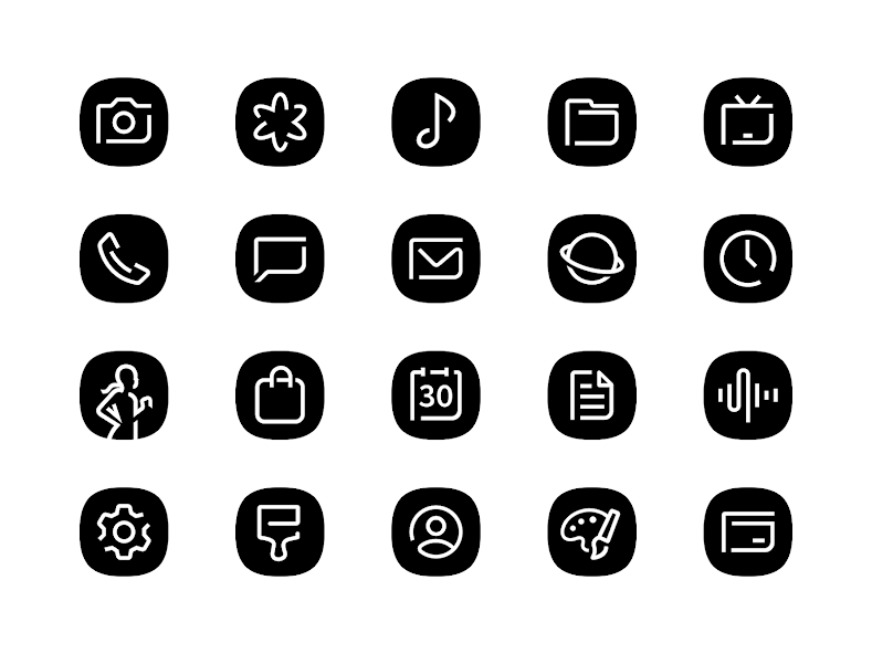 Blaux Black - Icon Pack