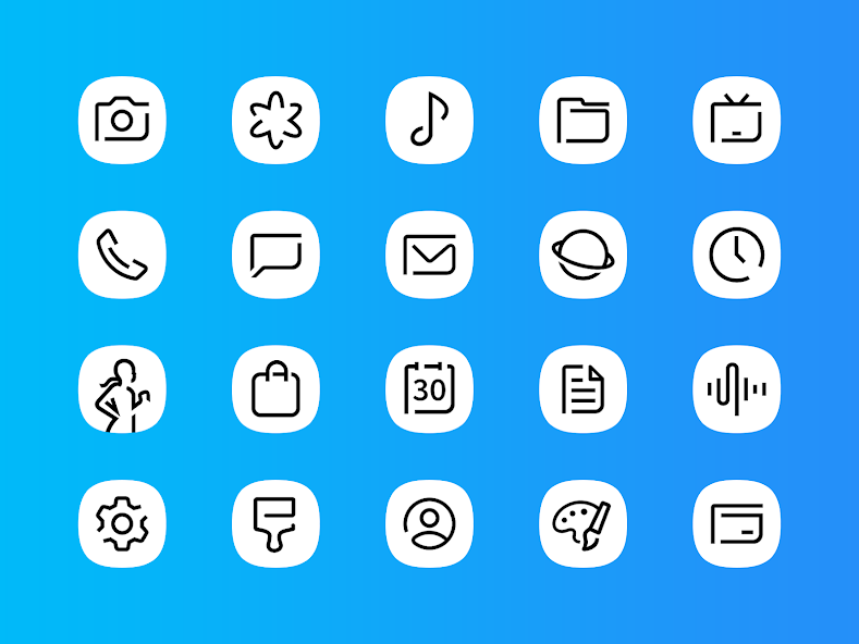 Whiux White - Icon Pack