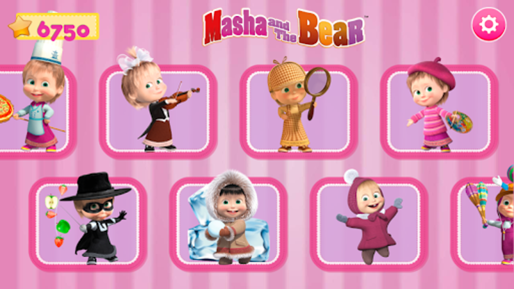 Masha and the Bear Mini Games 