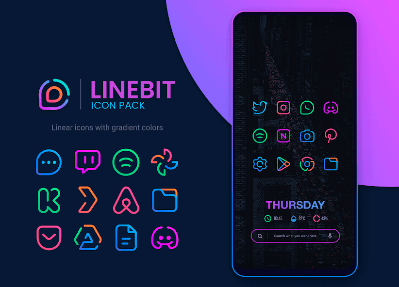 Linebit Icon Pack