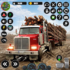 4x4 Truck driving offroad 2023