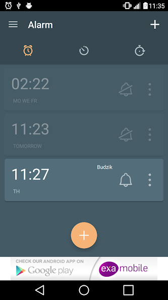 Alarm Clock Timer & Stopwatch