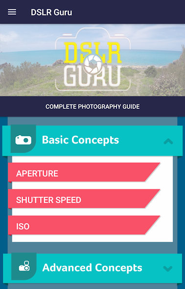 DSLR Guru - Photography guide ad free