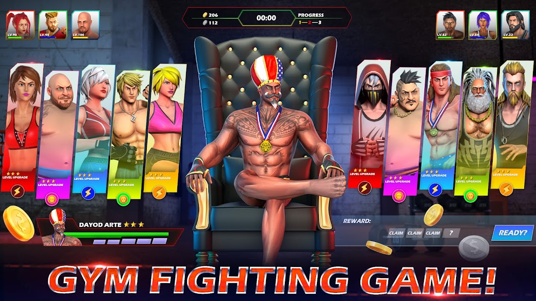 Bodybuilder GYM Fighting Game 