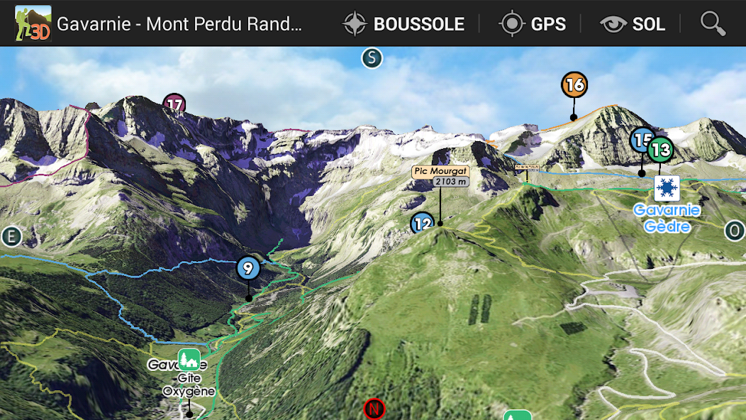 Gavarnie - Mont Perdu Rando3D 