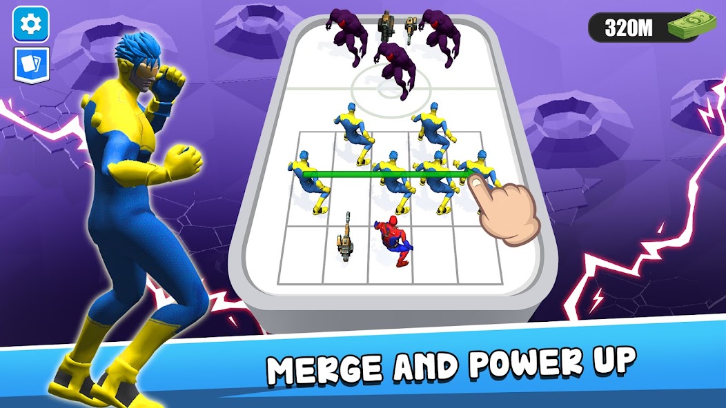 Merge Master: Superhero Fight 