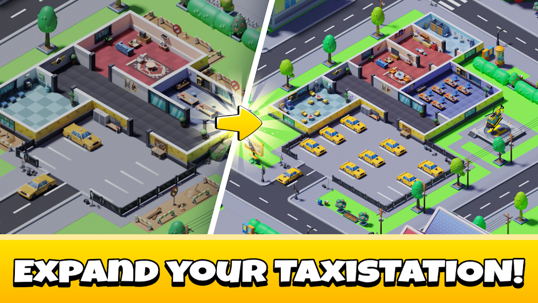 Idle Taxi Tycoon 