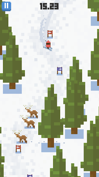 Skiing Yeti Mountain 