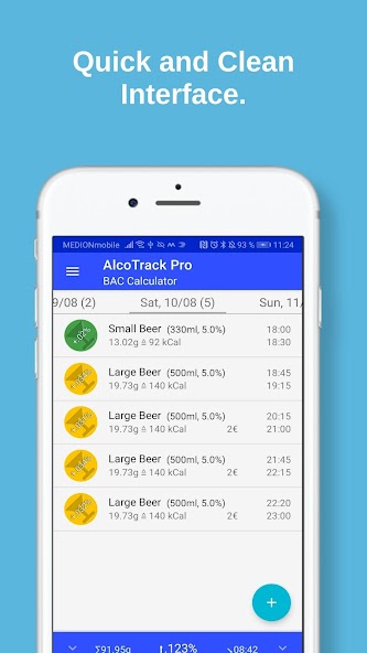 AlcoTrack+: BAC Calculator