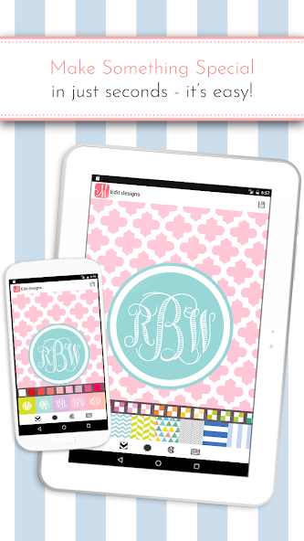 Monogram It! Custom Wallpapers