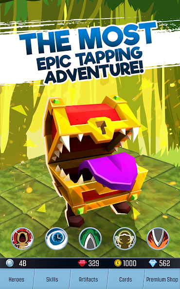 Tap Adventure Hero: Clicker 3D 