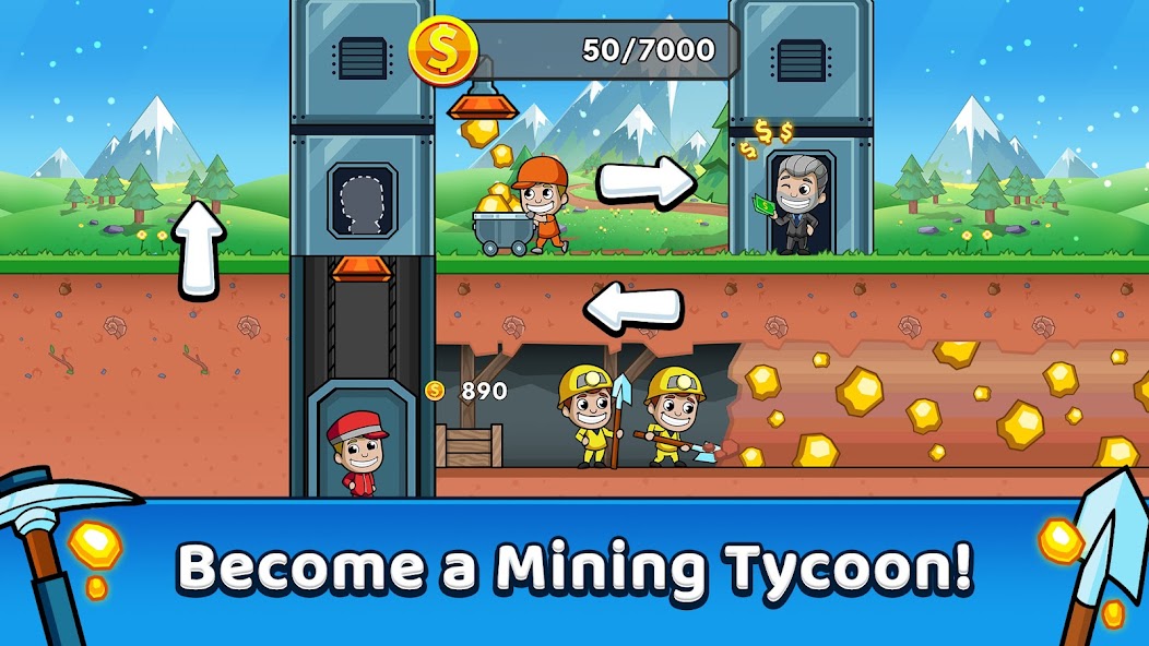 Idle Miner Tycoon: Gold & Cash 