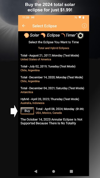 Solar Eclipse Timer