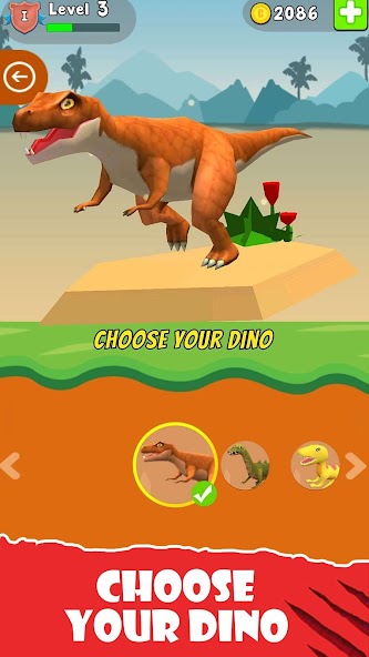 Dinosaur attack simulator 3D 