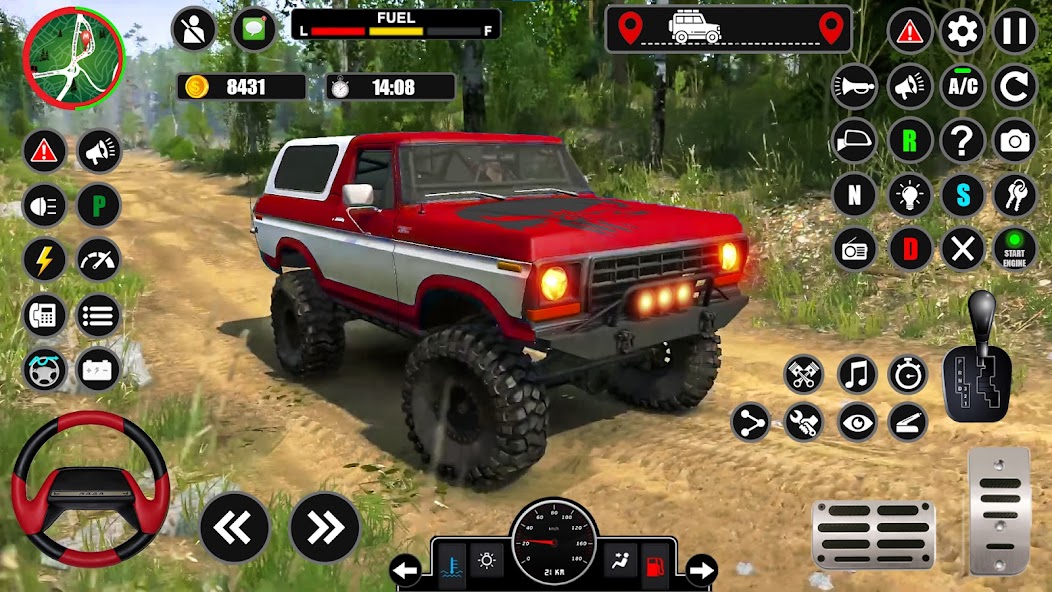 SUV OffRoad Jeep Driving Games