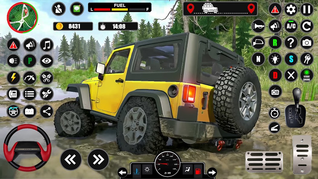 SUV OffRoad Jeep Driving Games