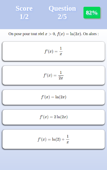 Maths TS : LN pro