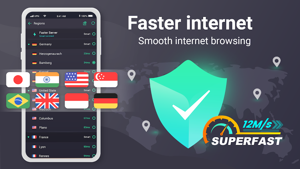 Touch VPN - Fast Wifi Security