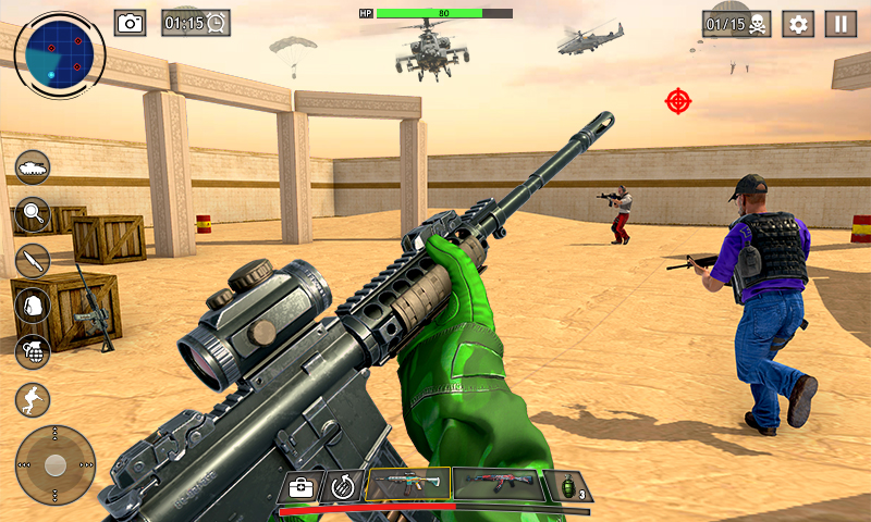 FPS War Game: Offline Gun Game 