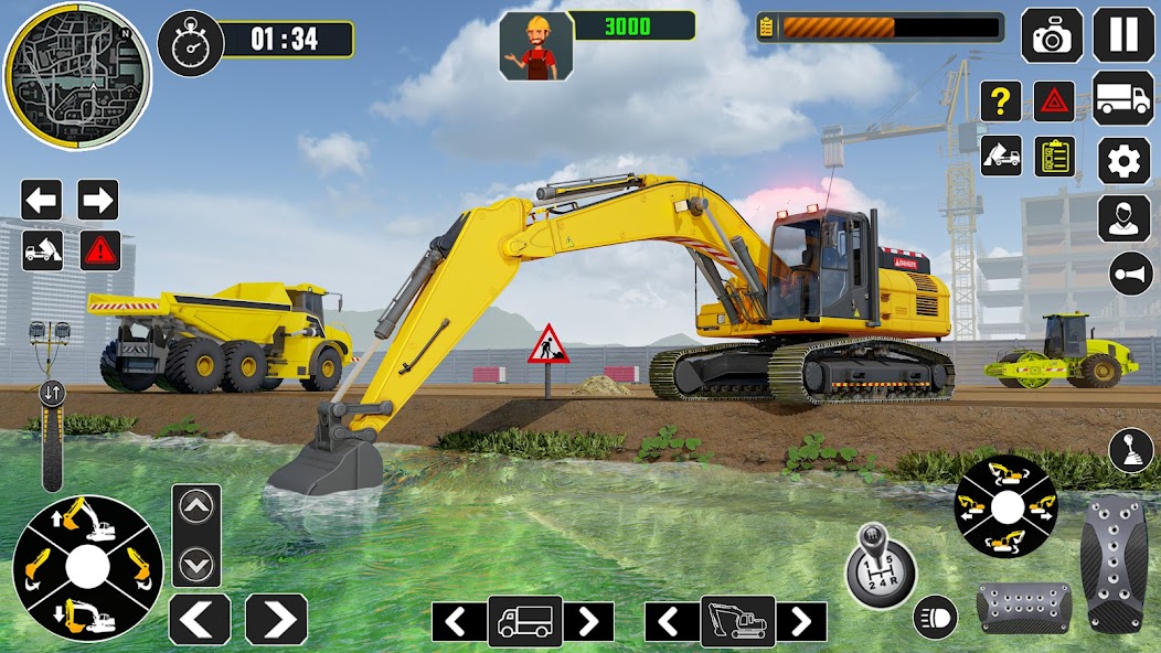 Excavator Construction Game 