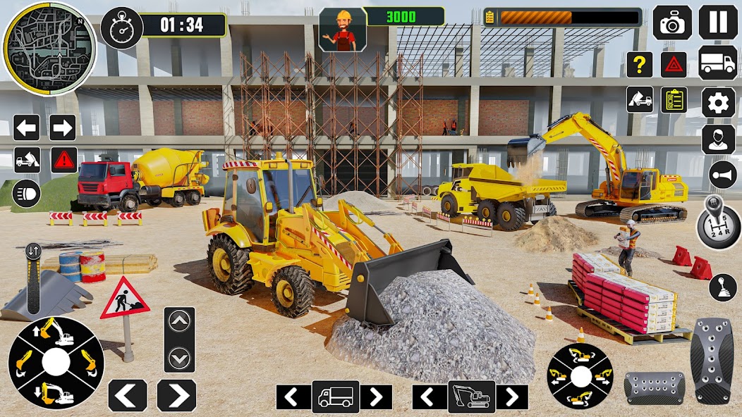 Excavator Construction Game 