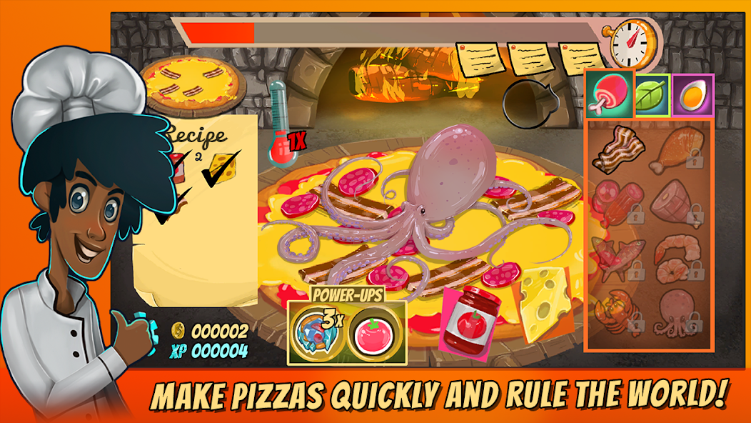 Pizza Mania: Cheese Moon Chase 