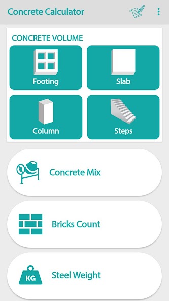 Civil: Concrete Calculator