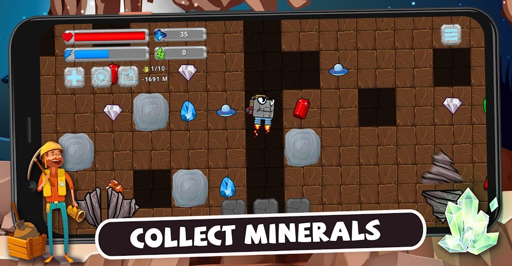 Digger Machine: find minerals 