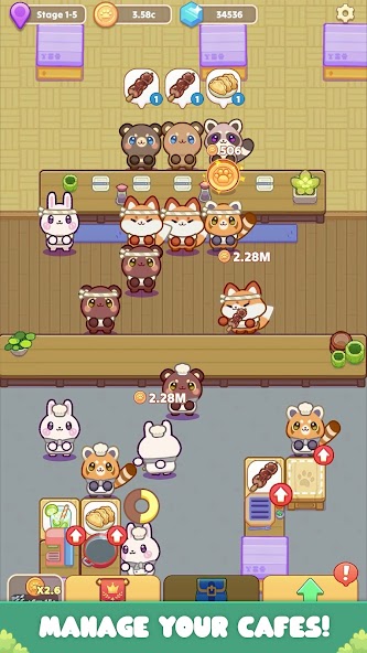 Cozy Cafe: Animal Restaurant 