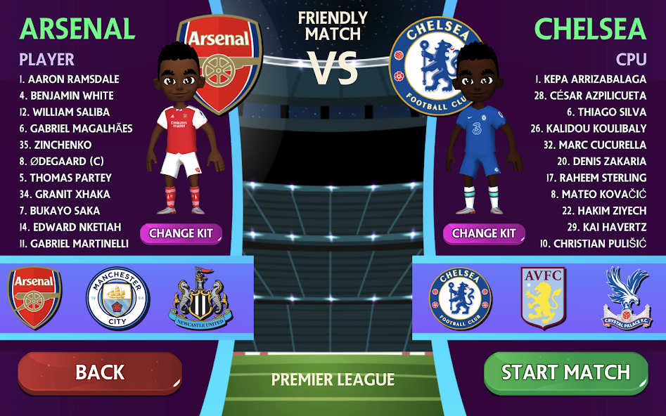 Premier League Football Game