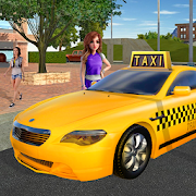 Mega Ramps Taxi Car Stunt: Car Jumping Game