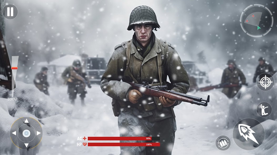 WW2 Survival Shooter :Gun fire