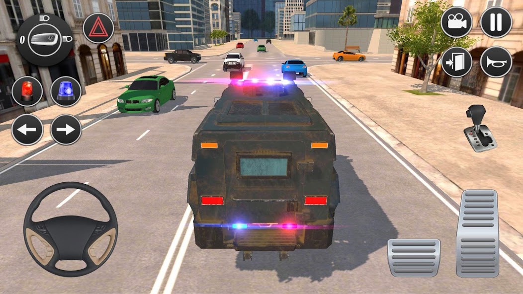 American Police Car Driving