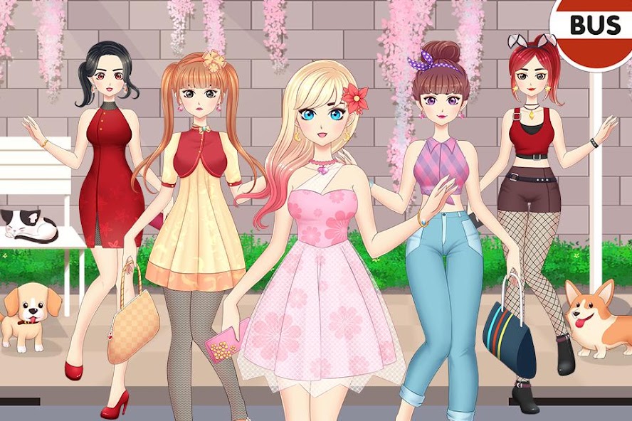 Anime Girls Dress up Games 