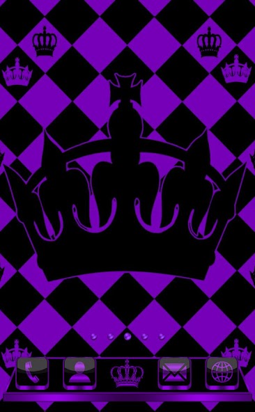 Purple Chess Crown Go Launcher