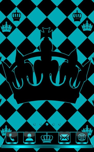 Turquoise Chess Crown Launcher