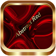 Abstract Red Go Launcher theme