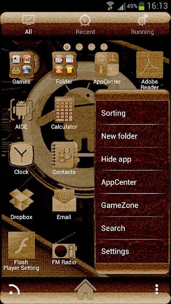 CYANOGEN Wood GO Theme