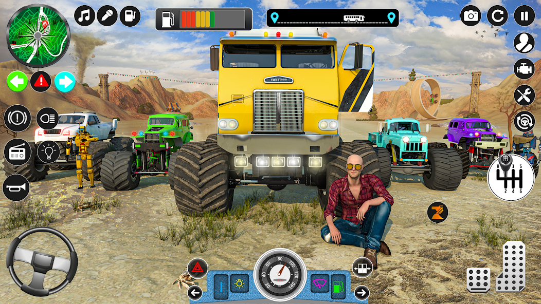 Monster Truck Stunts Racing 3D 