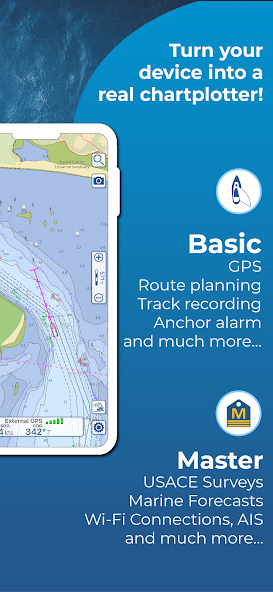 Aqua Map - Mobile Chartplotter