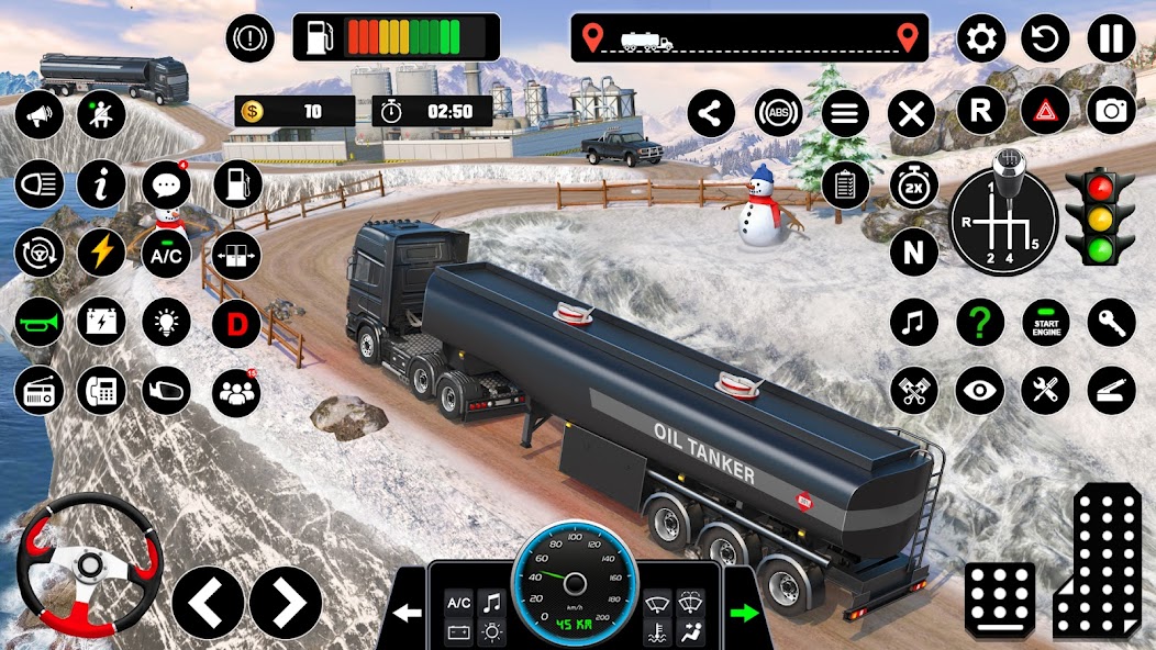 Oil Truck Games: Driving Games 