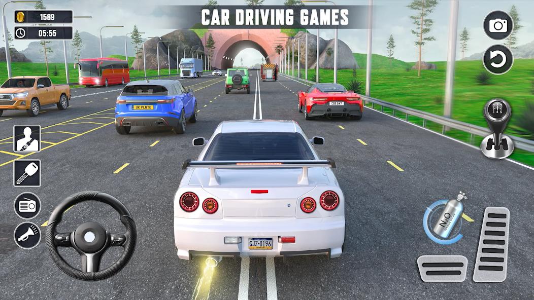 Real Highway Car Racing Games 