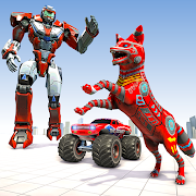 Wild Fox Robot War : Multi Robot Truck Robot Games