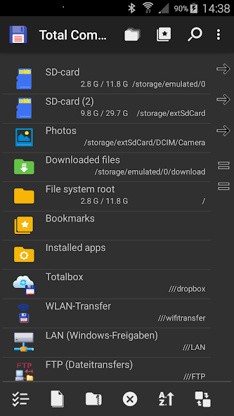 Total Commander - file manager